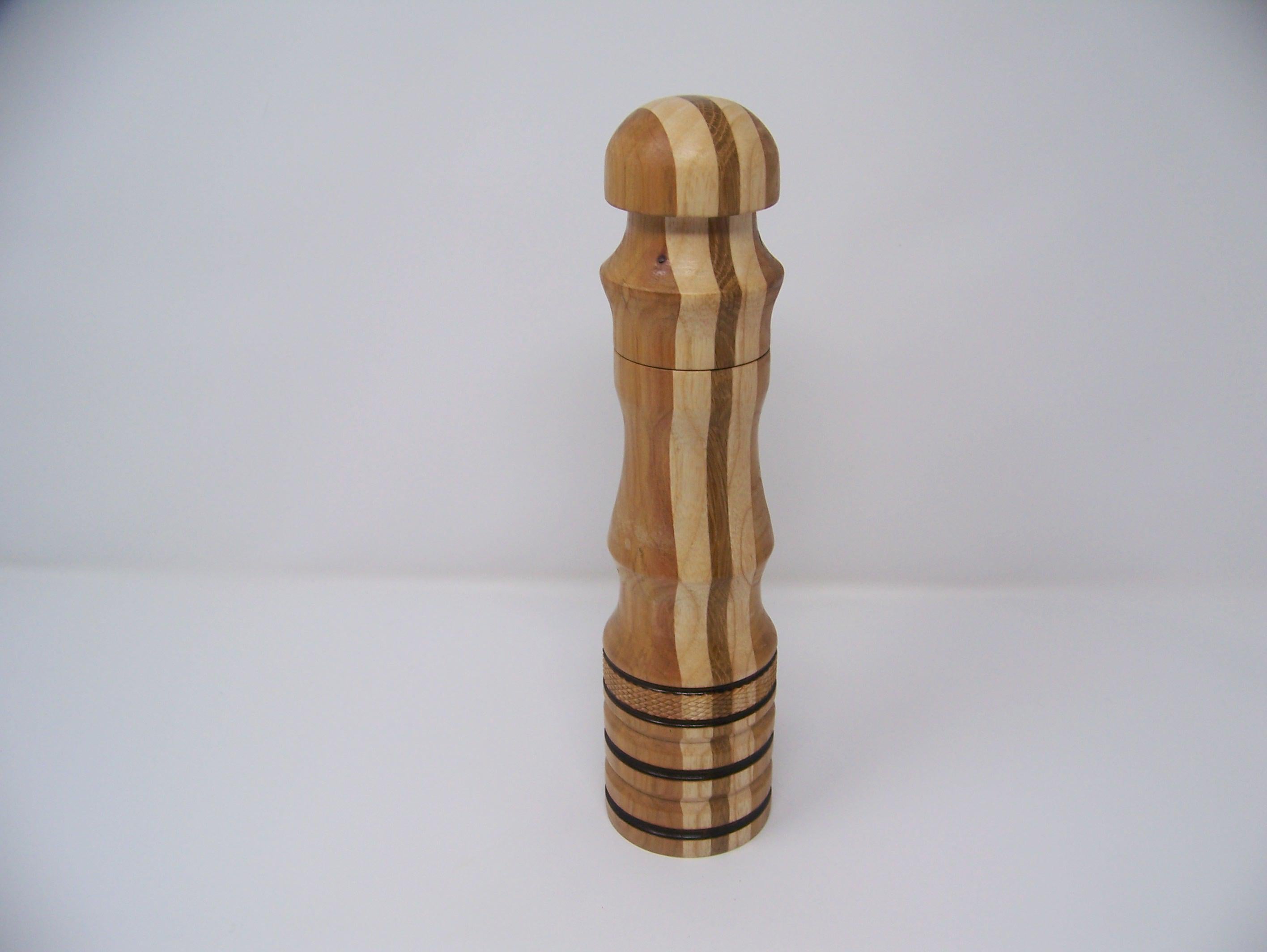 Pepper Grinder -  Crush Grind -  Hardwoods - Food Safe
