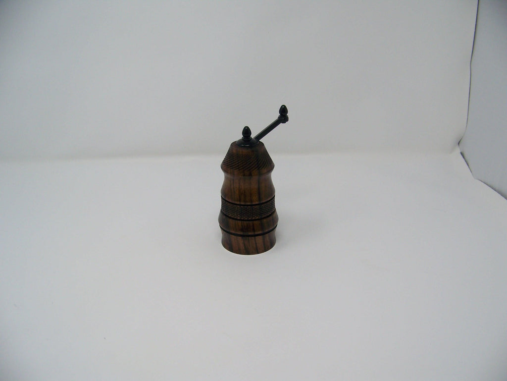 Mini Pepper or Salt Grinder - Top Grinder - Ceramic mechanism - hardwoods