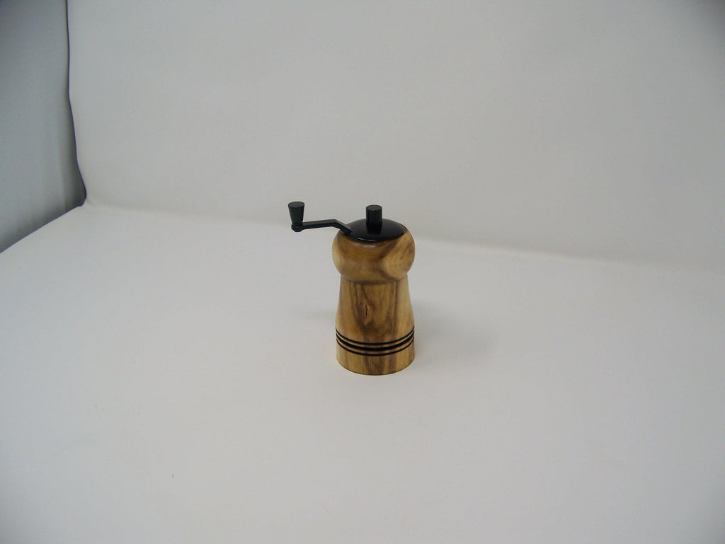Mini Salt or Pepper Grinder - Top Grinder - Ceramic mechanism - hardwoods: Locust