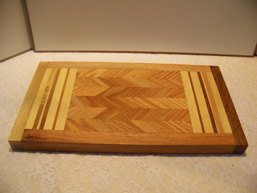 Cutting Board - various hardwoods - unique pattern