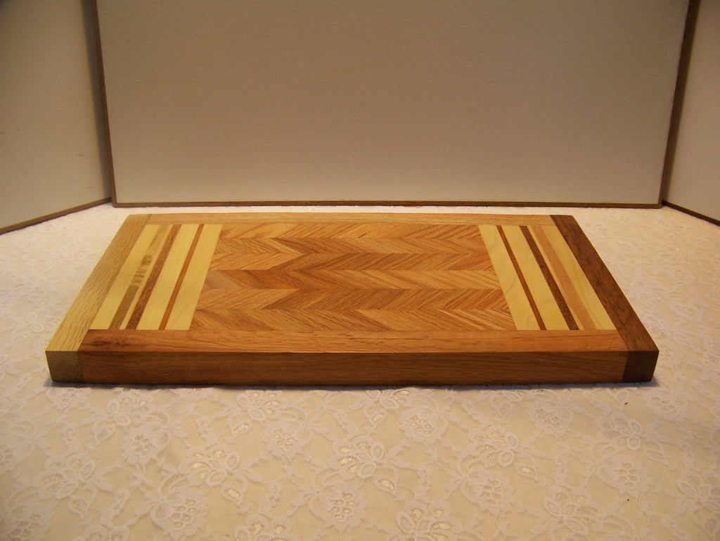Cutting Board - various hardwoods - unique pattern