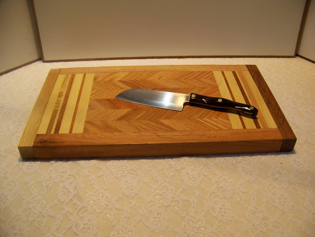 Cutting Board - various hardwoods - unique pattern