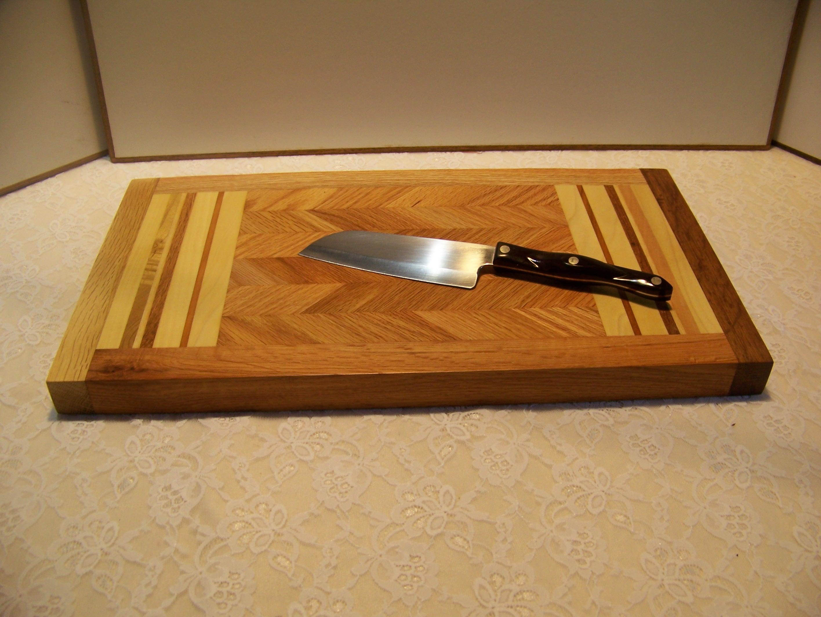 Cutting Board - various hardwoods - unique pattern