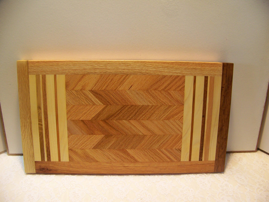 Cutting Board - various hardwoods - unique pattern
