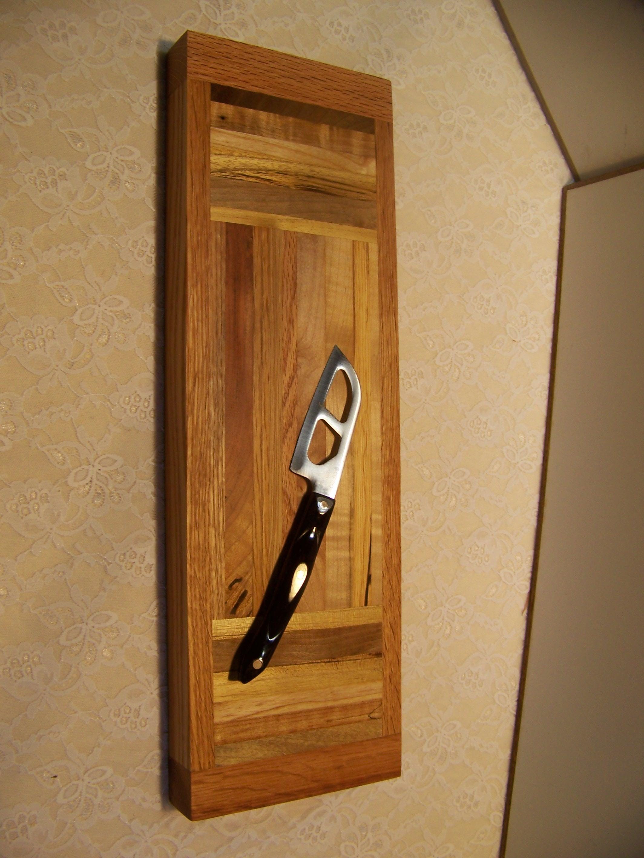 Cutting Board or Cheese Board - made using various Hardwoods - Pieced together.