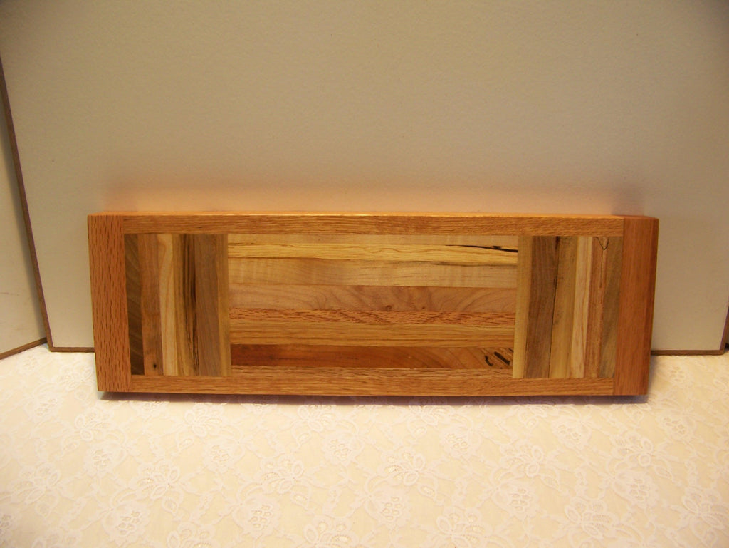 Cutting Board or Cheese Board - made using various Hardwoods - Pieced together.