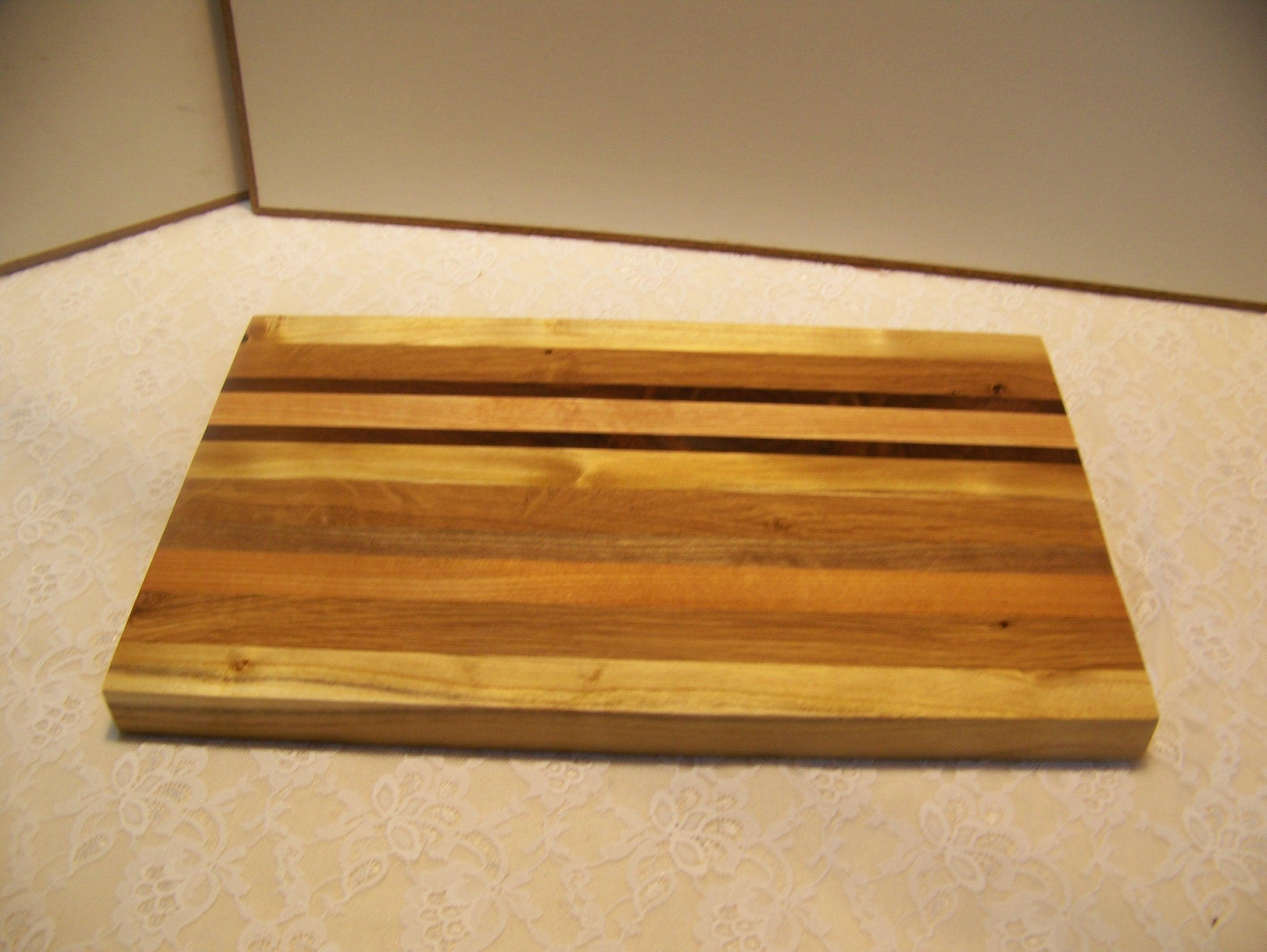 Cutting Board made using various hardwoods - pieced together