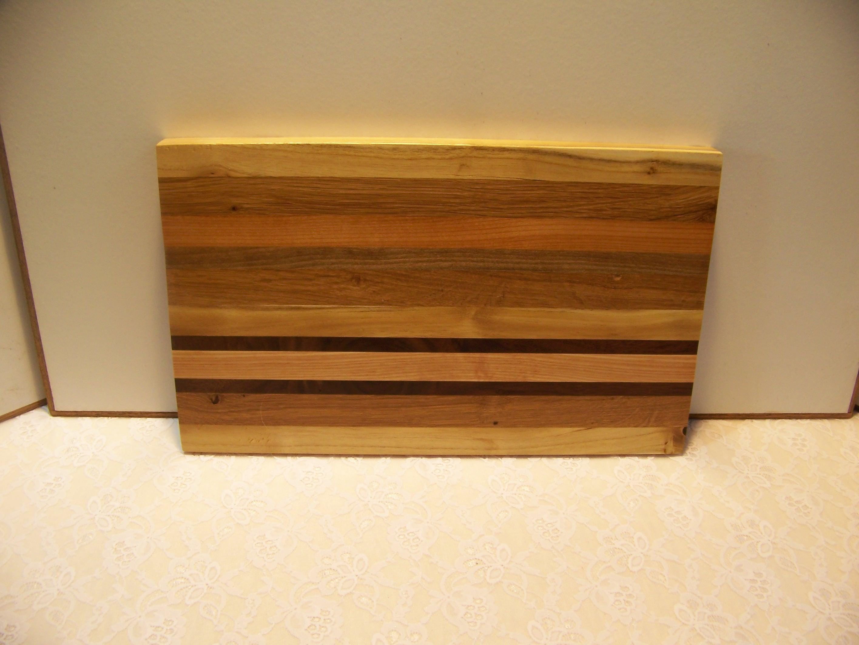 Cutting Board made using various hardwoods - pieced together