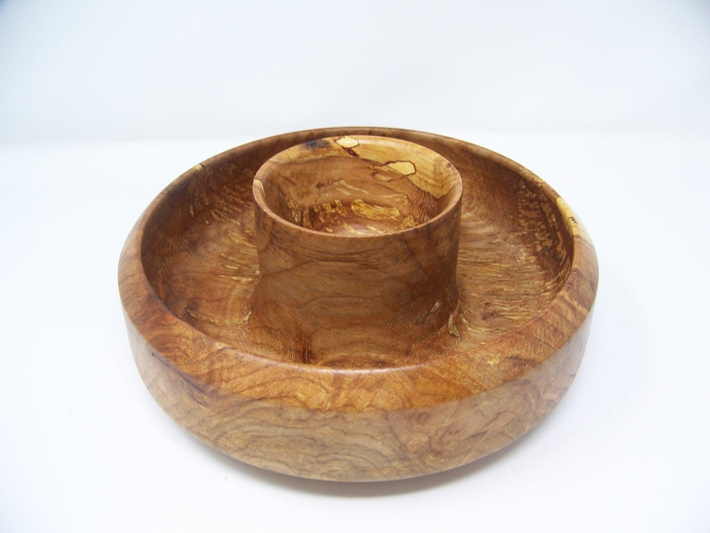 Spalted Maple - Chip and Dip/Candy Dish Bowl