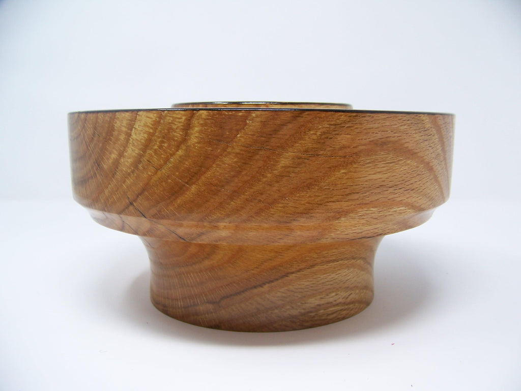 Oak - Chip and Dip/Candy Dish - Lathe Turned - 1 piece