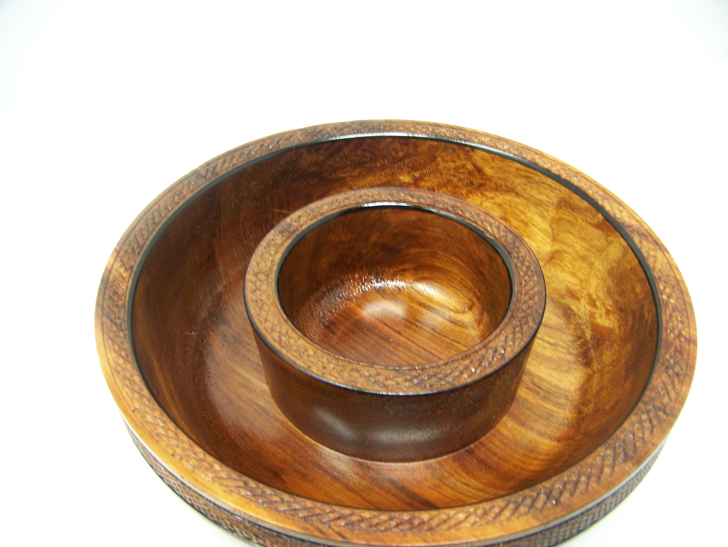 Chip and Dip/Candy Dish - Maple - Lathe Turned - 1 piece