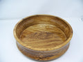 Oak Bowl - Large Lathe Turned Oak Bowl.  Beautiful Grain - Heavy Bowl