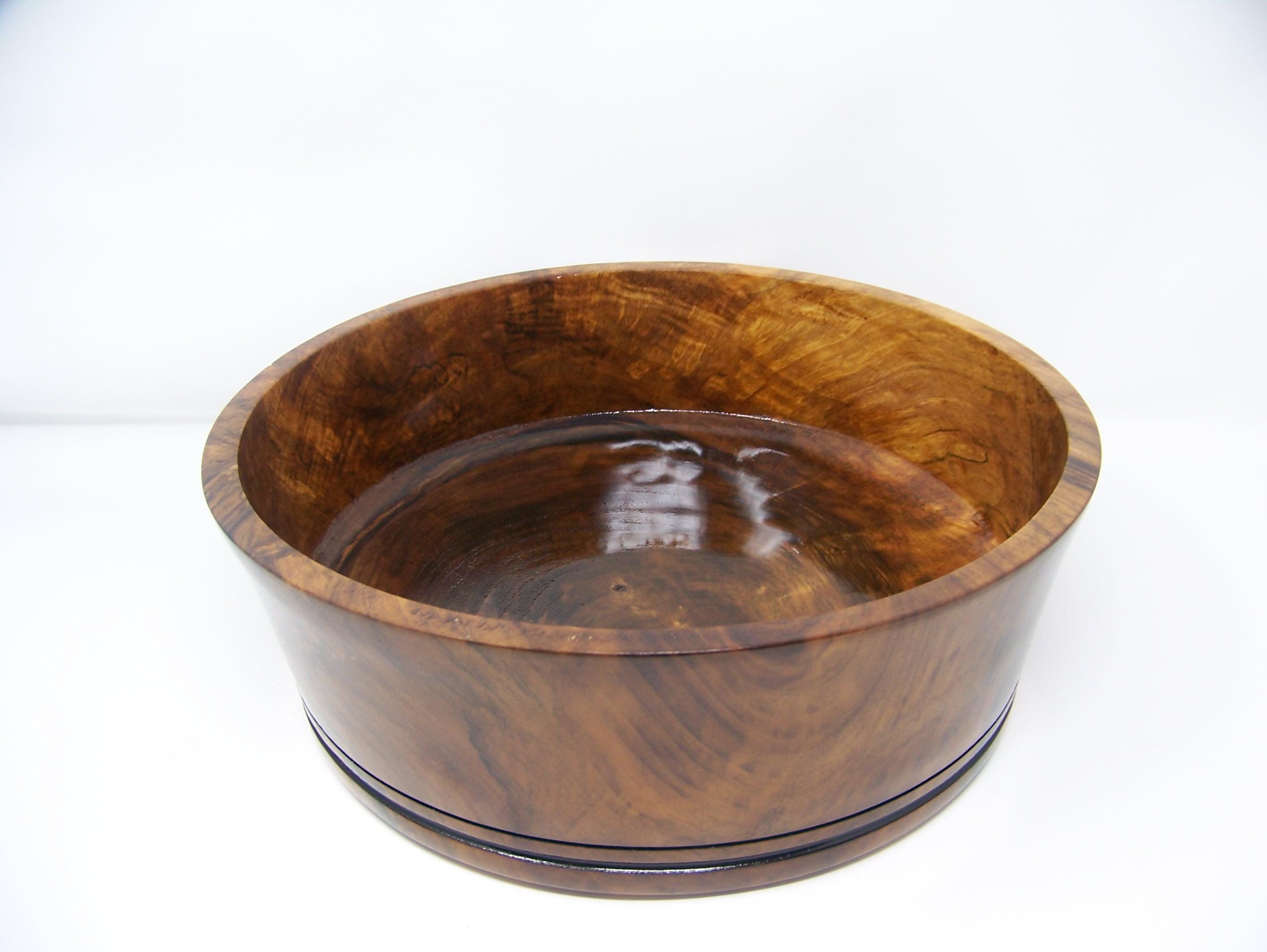 Black Walnut - Large Bowl - Lathe Turned - Salad Bowl