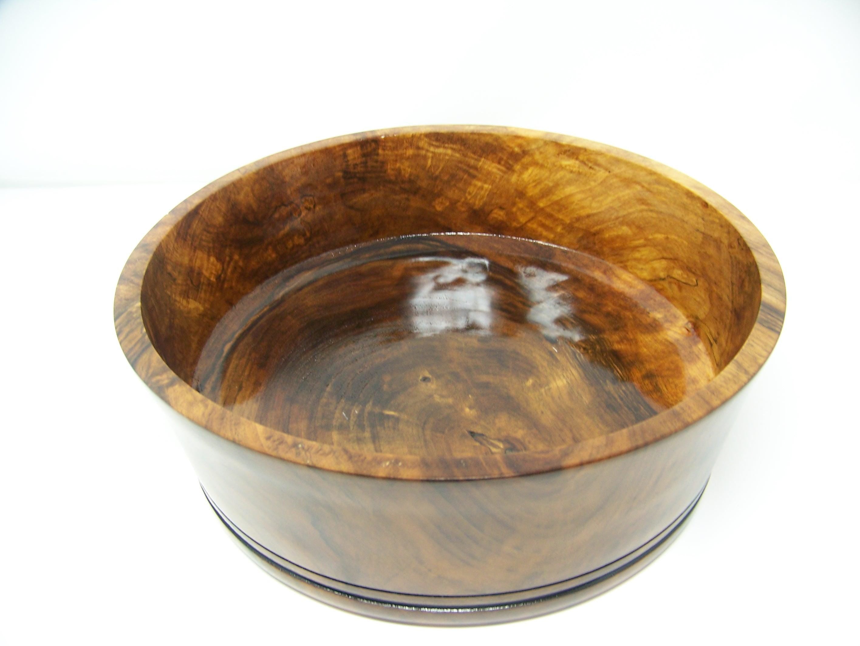 Black Walnut - Large Bowl - Lathe Turned - Salad Bowl