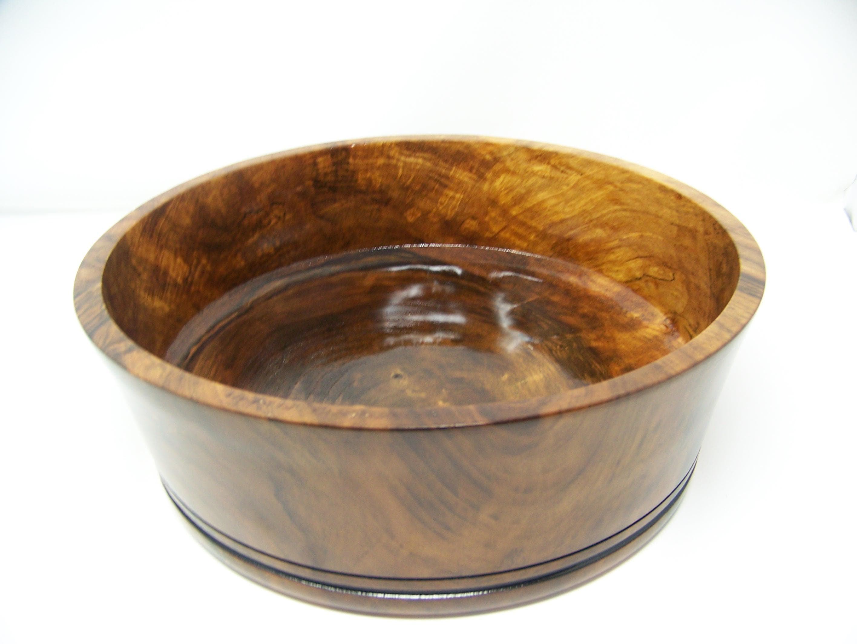 Black Walnut - Large Bowl - Lathe Turned - Salad Bowl