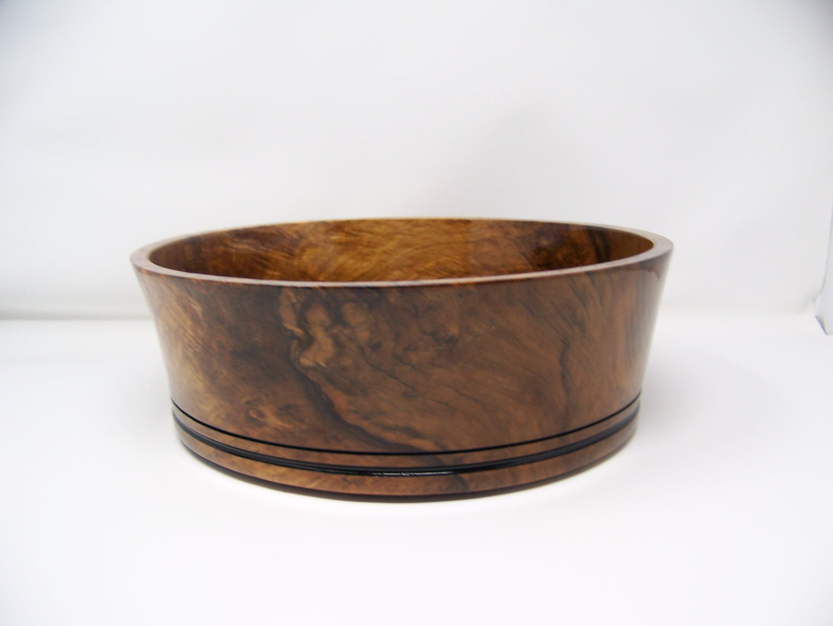 Black Walnut - Large Bowl - Lathe Turned - Salad Bowl