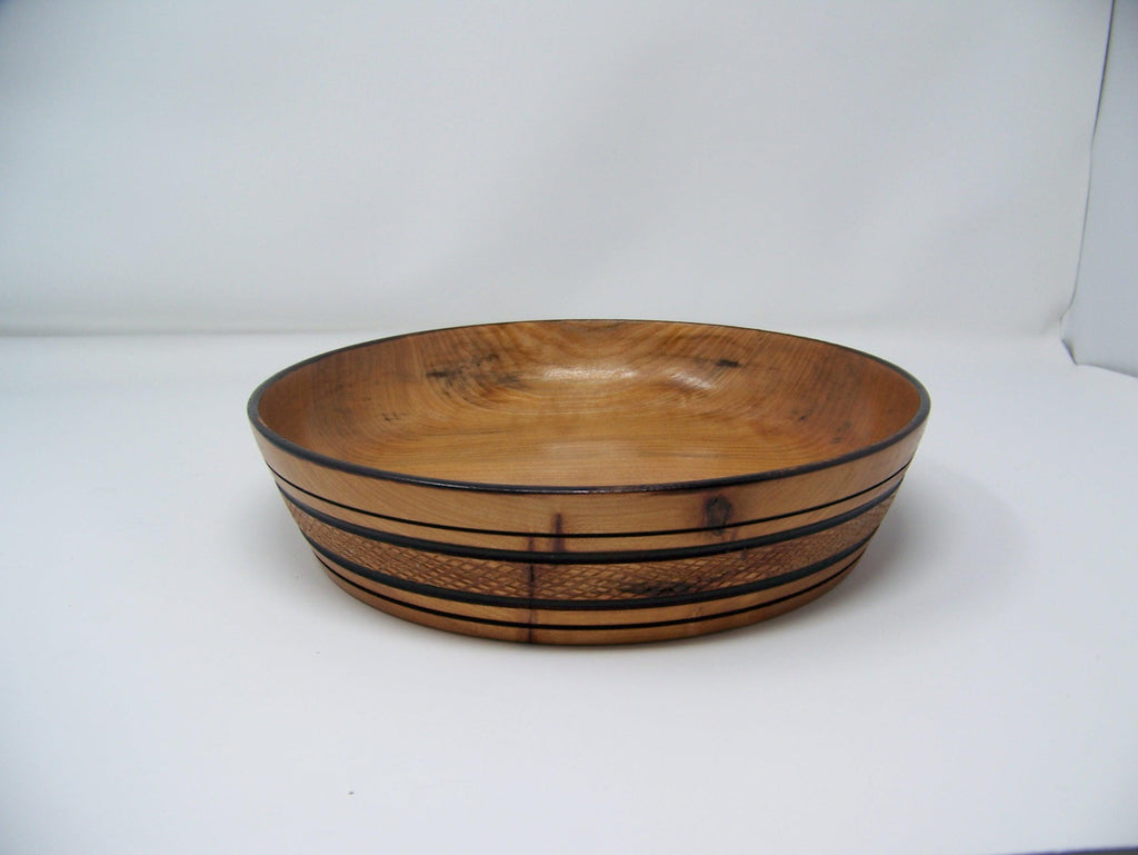 Maple Bowl with decorative edging.
