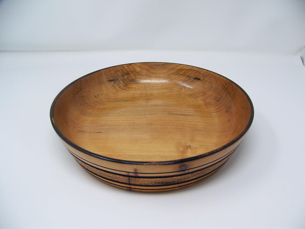Maple Bowl with decorative edging.