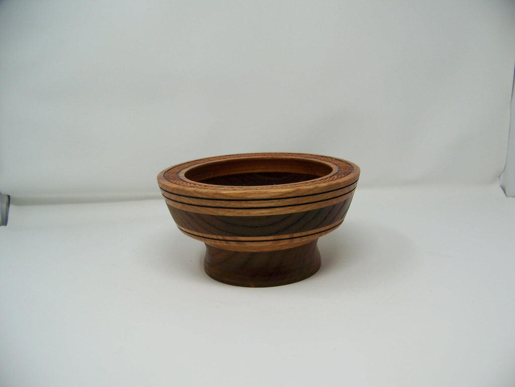 Oak - Walnut - Russian Olive  bowl -  Candy Dish - Lathe Turned -