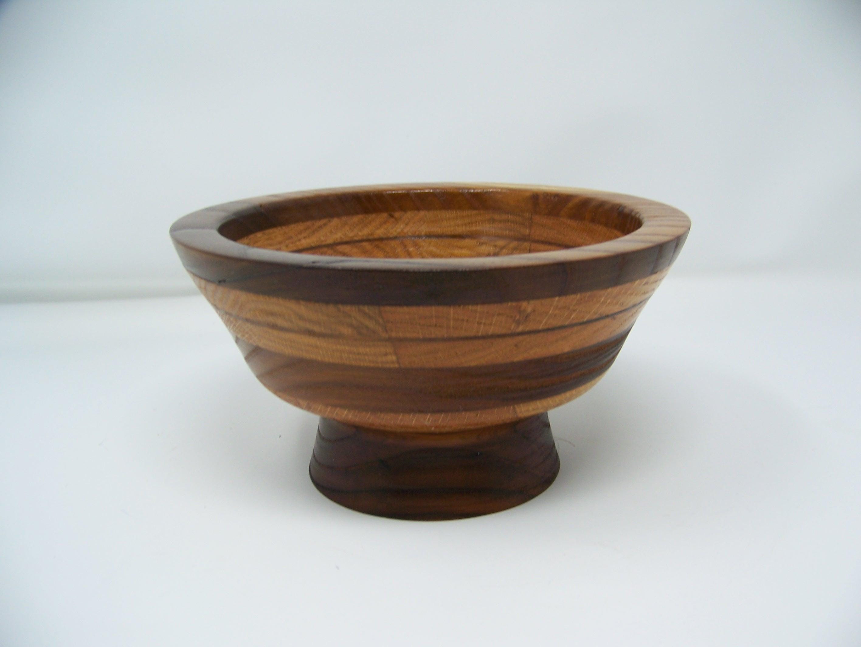 Oak - Russian Olive - Black Walnut - Bowl - Candy Dish - Lathe Turned