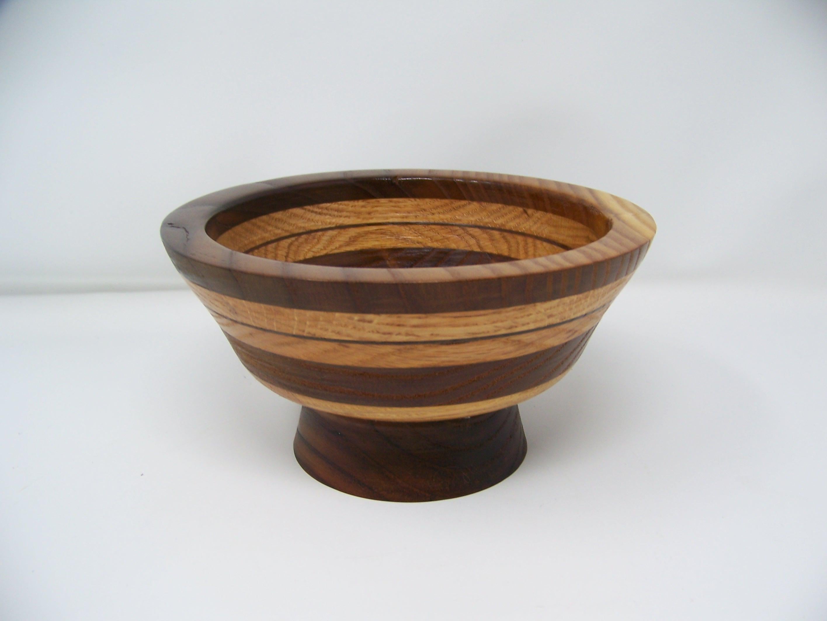 Oak - Russian Olive - Black Walnut - Bowl - Candy Dish - Lathe Turned