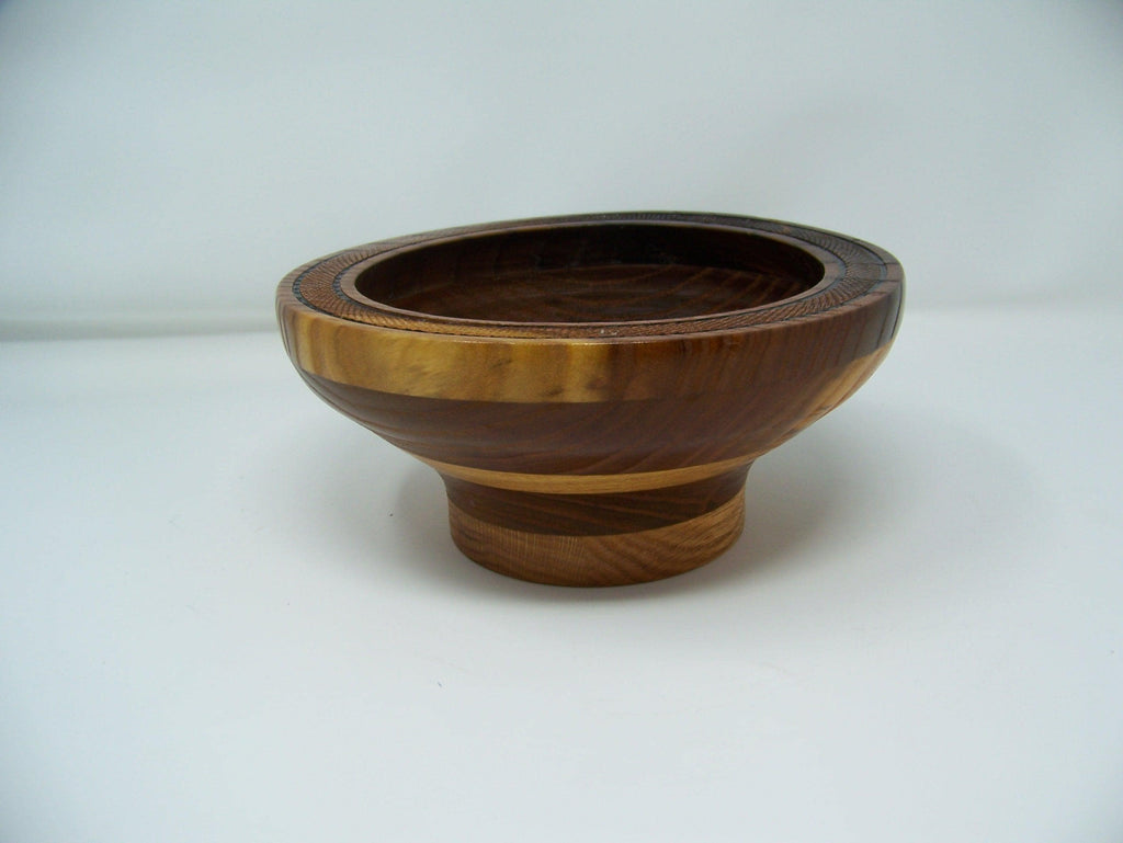 Black Walnut, Oak and Russian Olive Bowl - Candy Dish