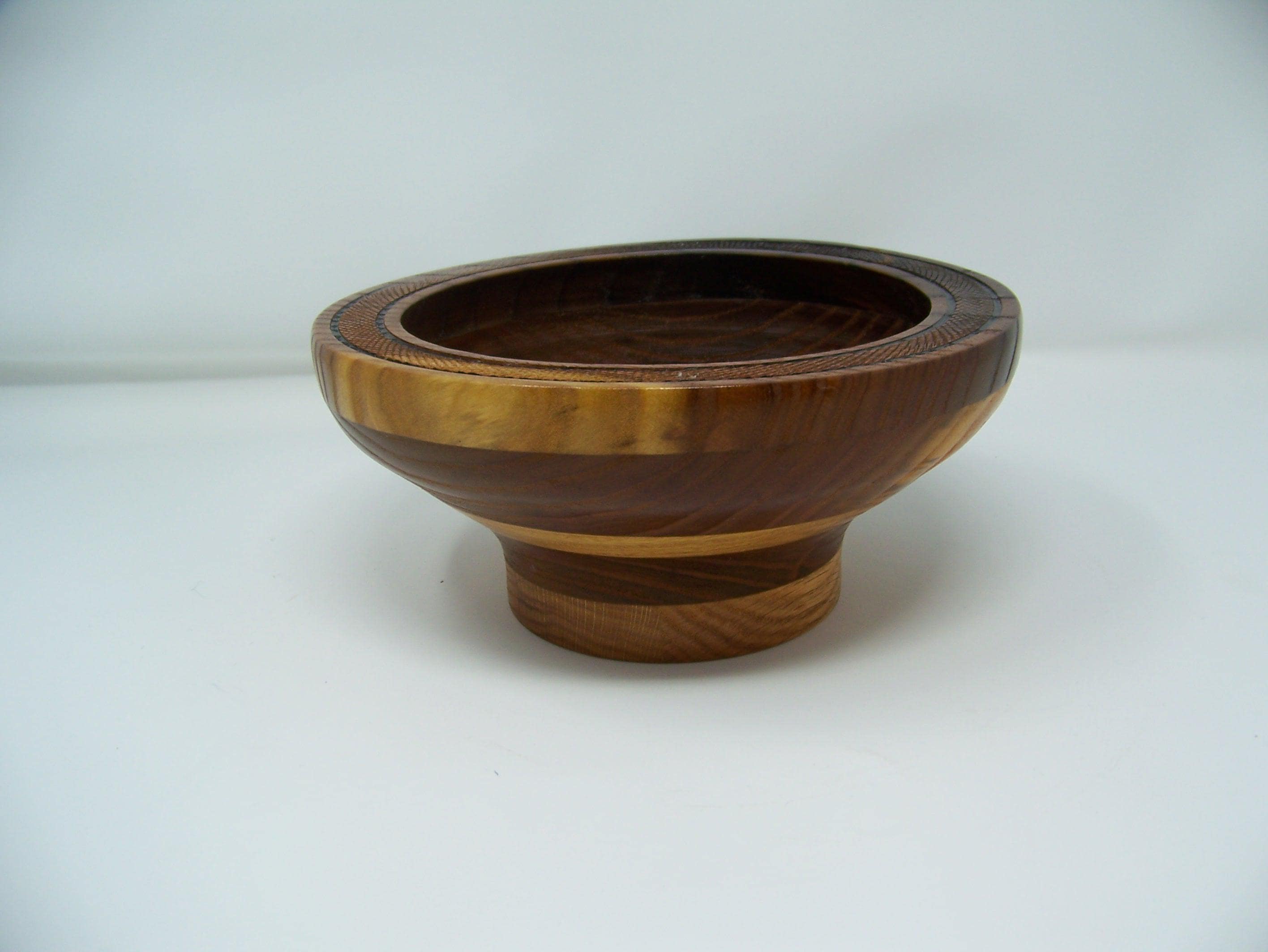 Black Walnut, Oak and Russian Olive Bowl - Candy Dish