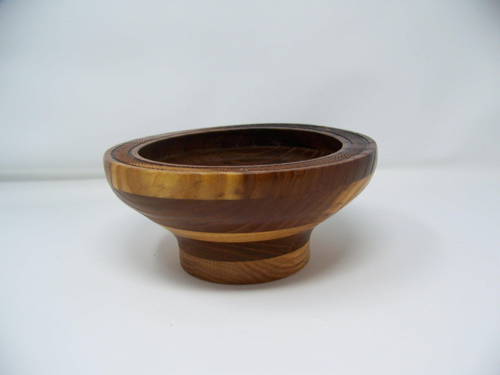 Black Walnut, Oak and Russian Olive Bowl - Candy Dish