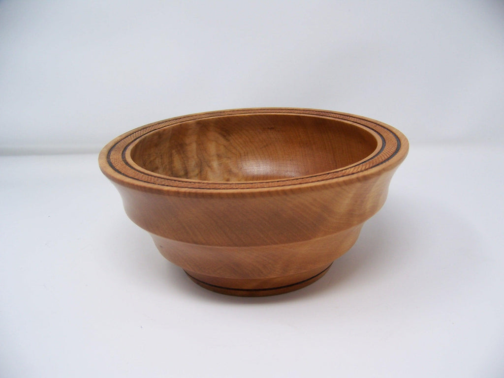 Maple Bowl w/Detailing - Candy Dish - Salad Bowl - Lathe Turned