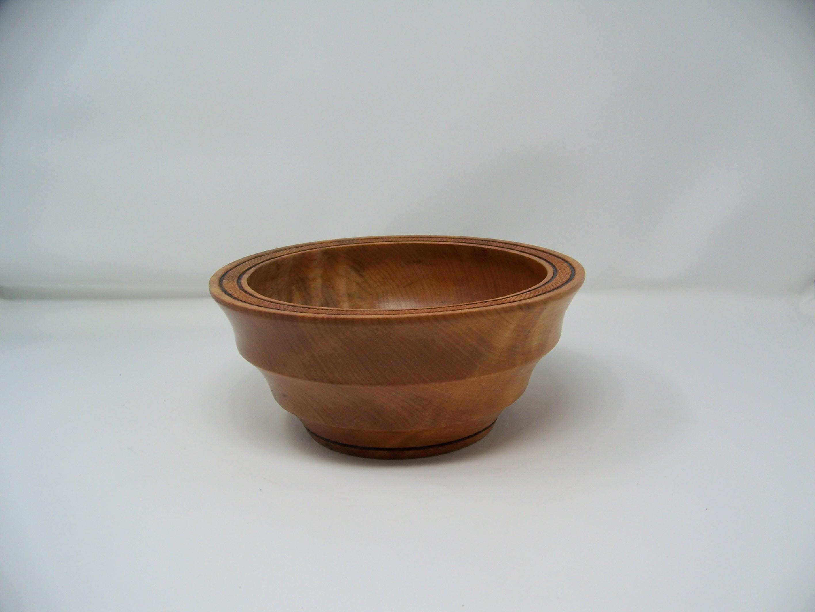 Maple Bowl w/Detailing - Candy Dish - Salad Bowl - Lathe Turned