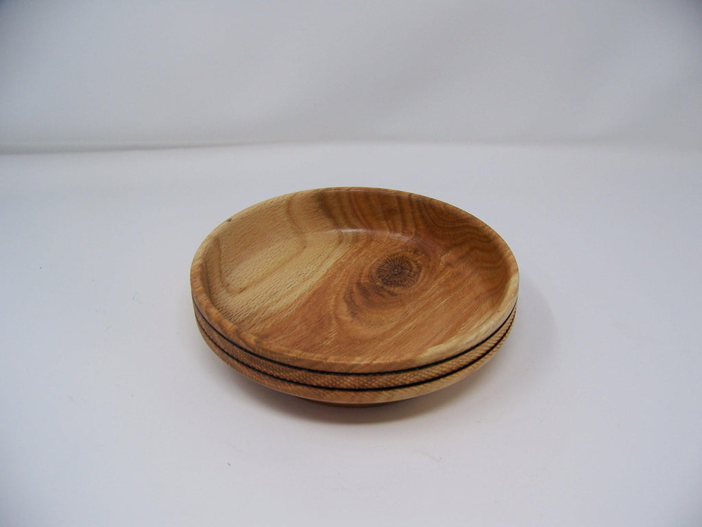 Oak Bowl w/Detailing, Lathe Turned
