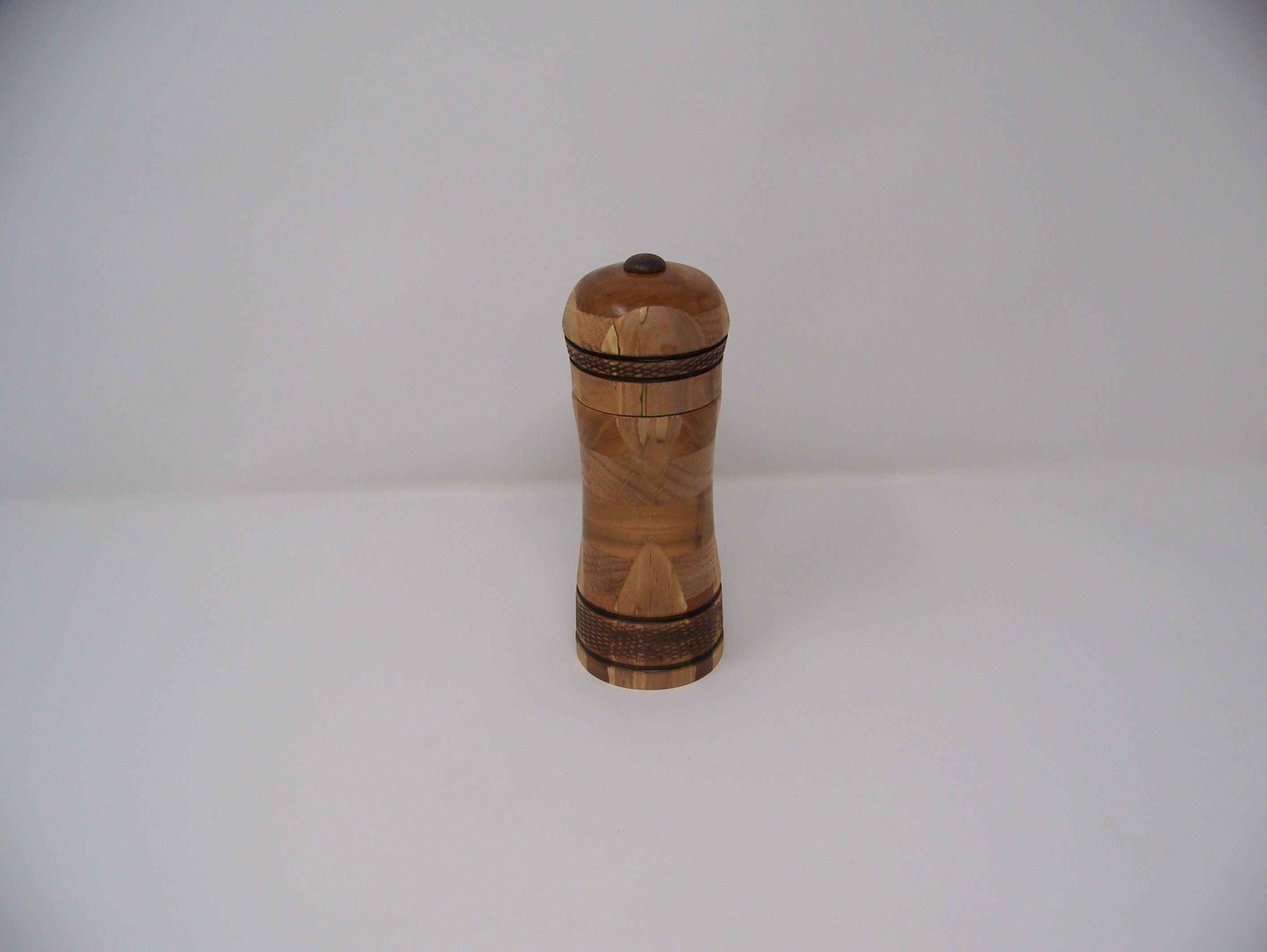 Pepper Grinder -  Crush Grind -  Hardwoods - Food Safe