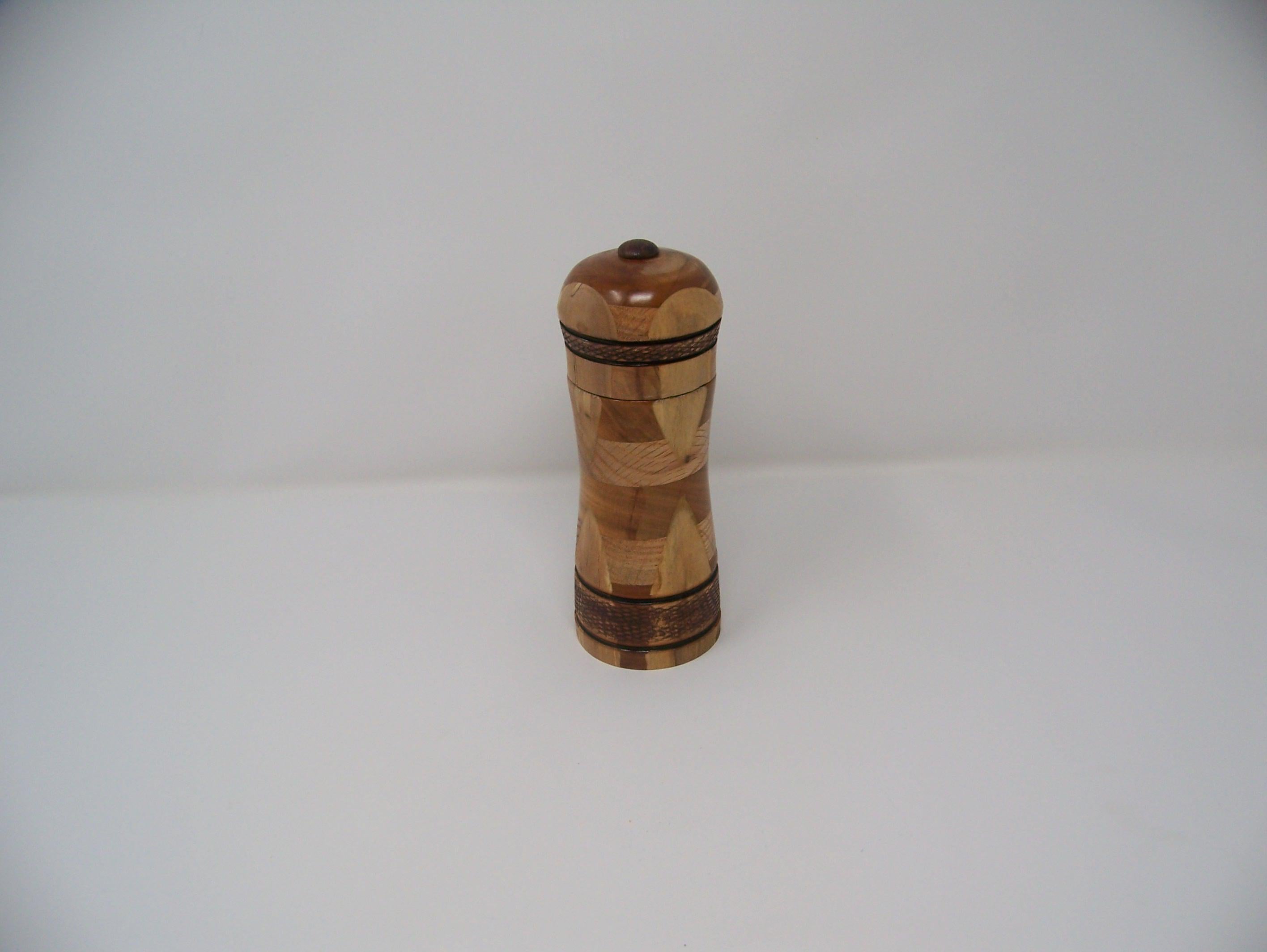 Pepper Grinder -  Crush Grind -  Hardwoods - Food Safe