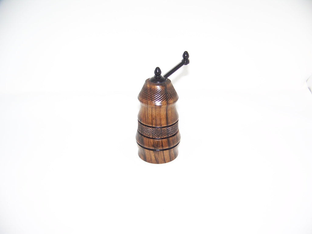Mini Pepper or Salt Grinder - Top Grinder - Ceramic mechanism - hardwoods