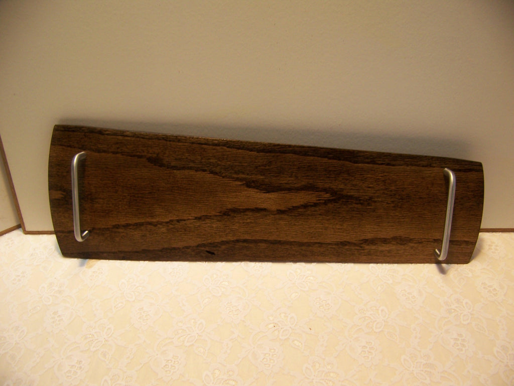 Live Edge Oak Charcuterie Board with handles