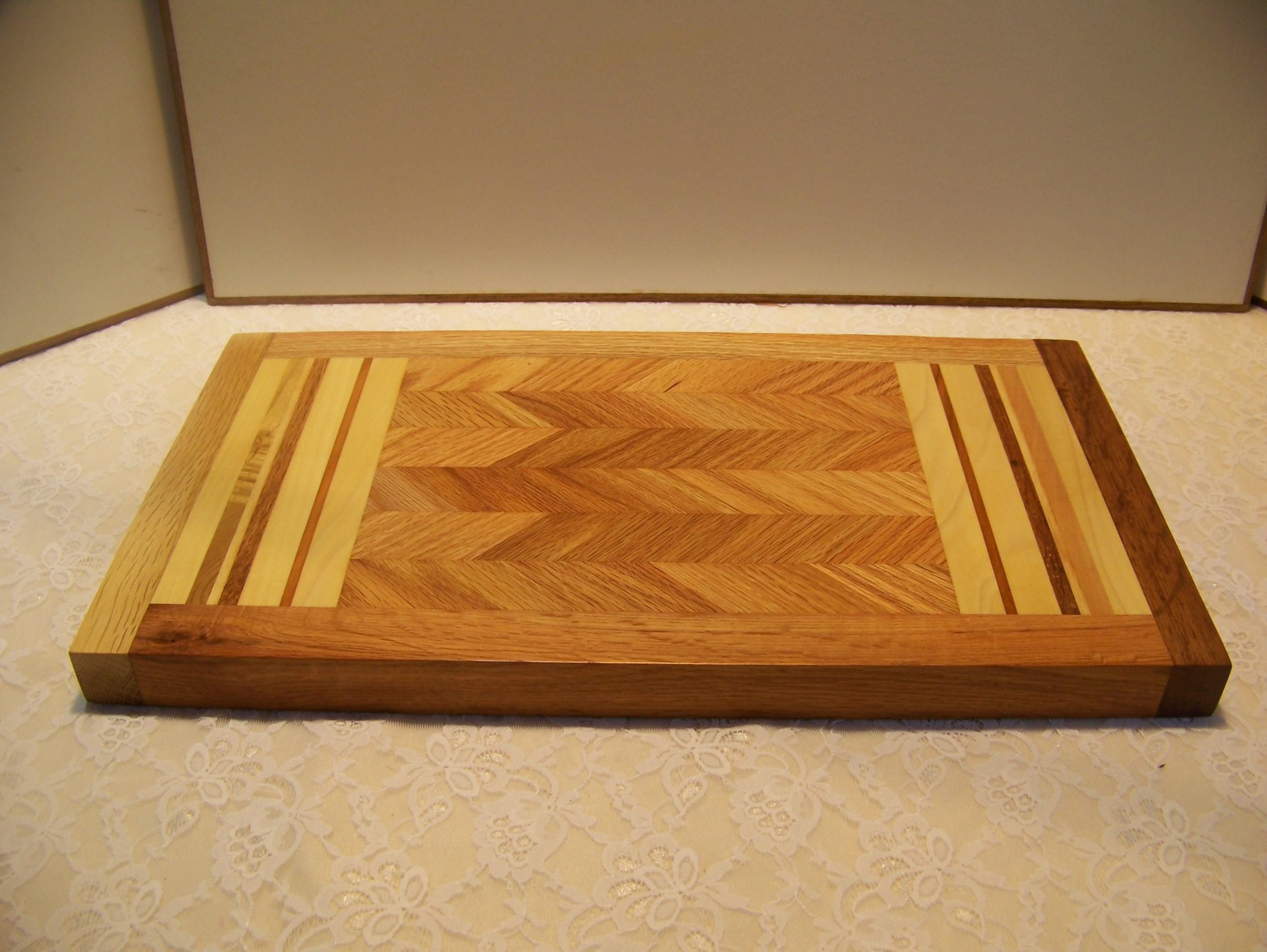 Cutting Board - various hardwoods - unique pattern
