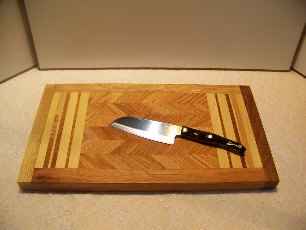 Cutting Board - various hardwoods - unique pattern