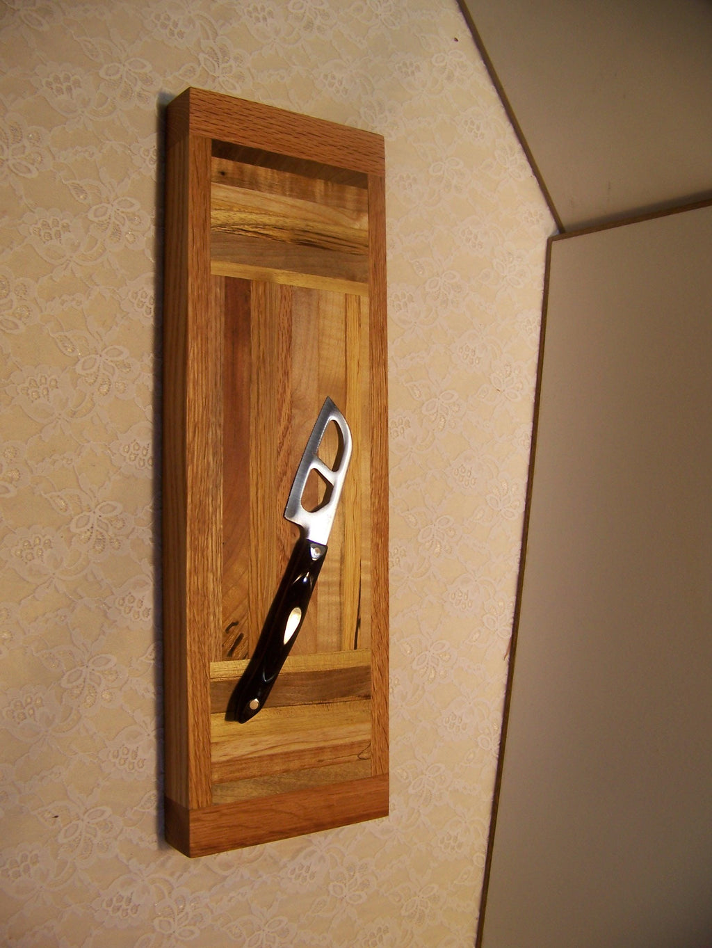 Cutting Board or Cheese Board - made using various Hardwoods - Pieced together.