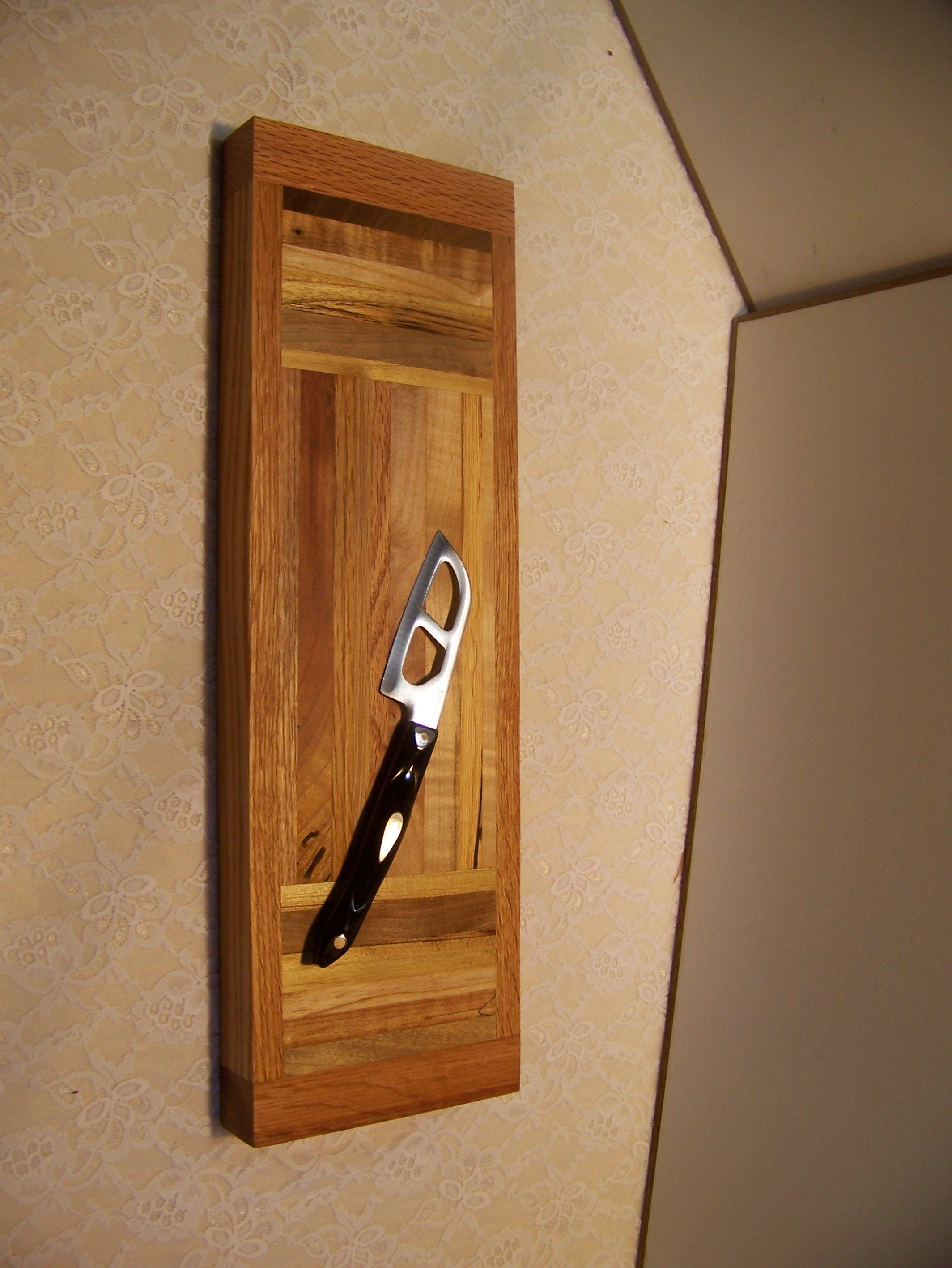 Cutting Board or Cheese Board - made using various Hardwoods - Pieced together.