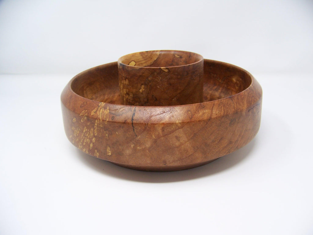 Spalted Maple - Chip and Dip/Candy Dish Bowl