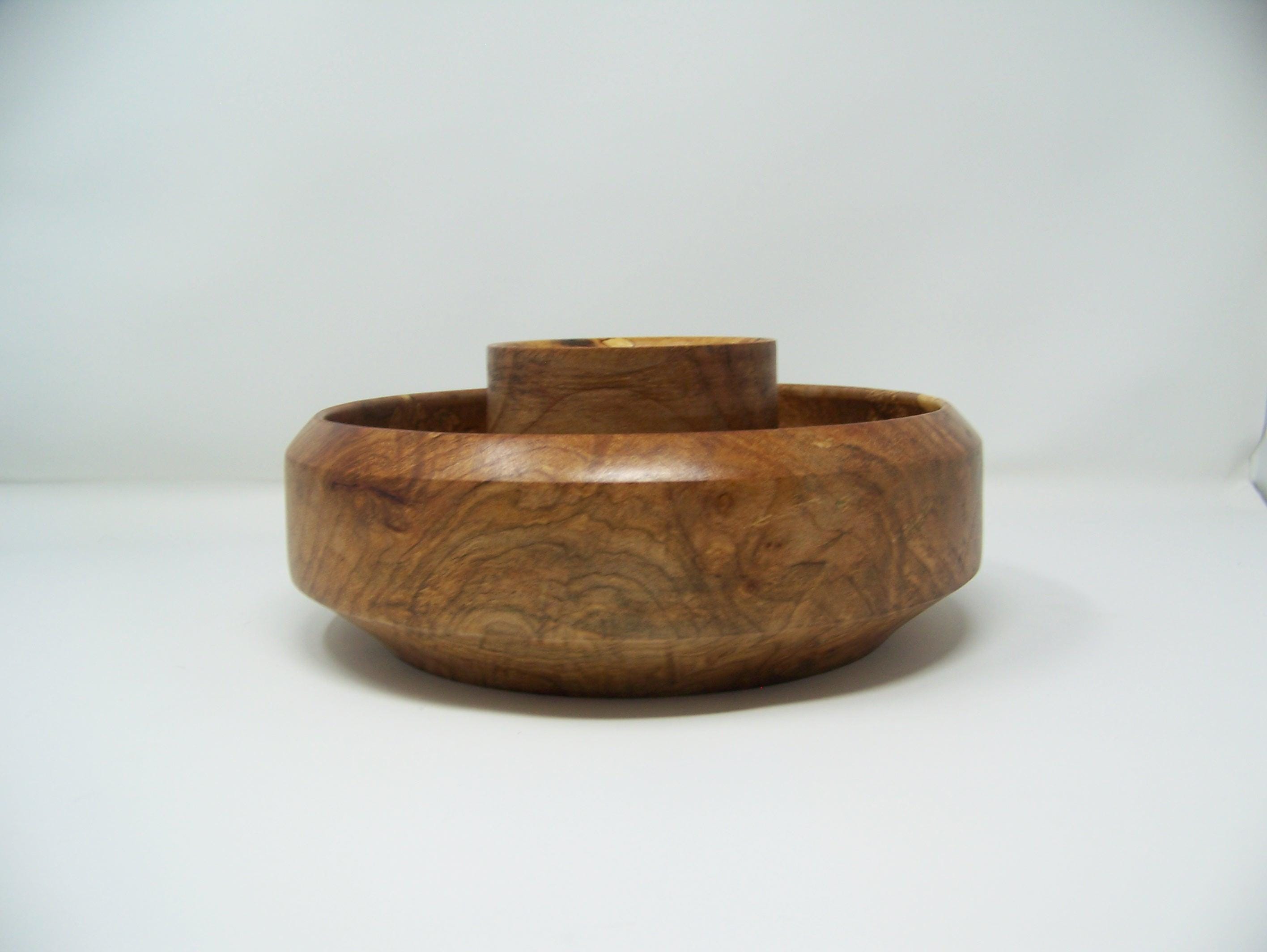 Spalted Maple - Chip and Dip/Candy Dish Bowl