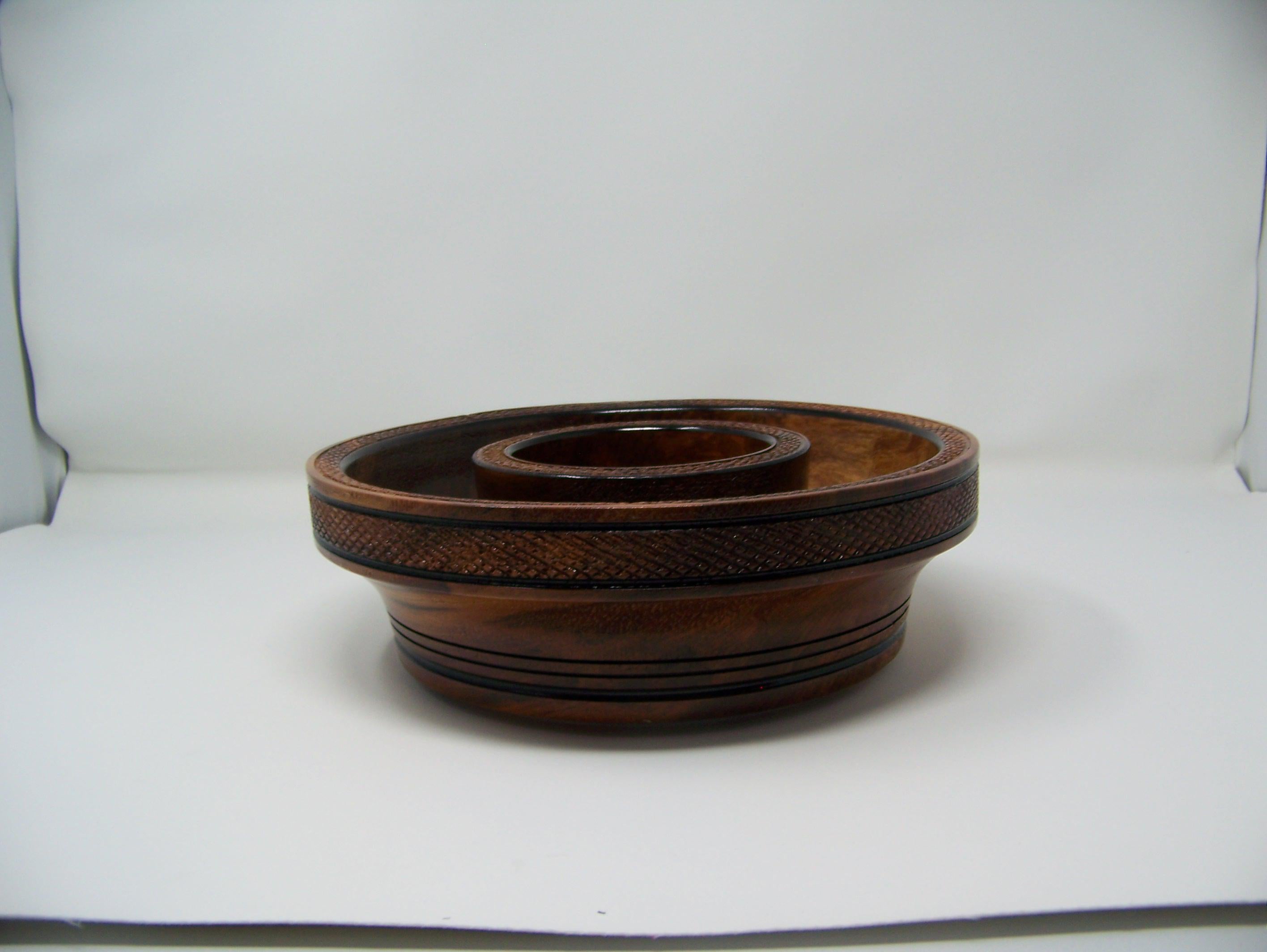Chip and Dip/Candy Dish - Maple - Lathe Turned - 1 piece