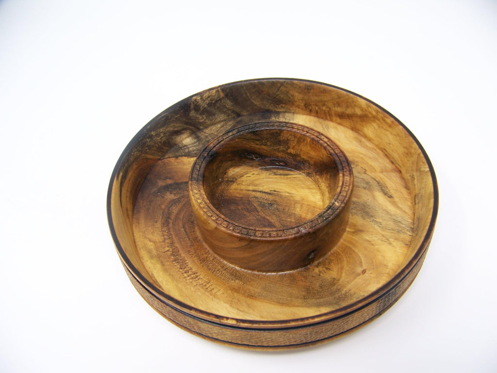 Small Black Walnut Candy Dish - lathe turned - 1 piece