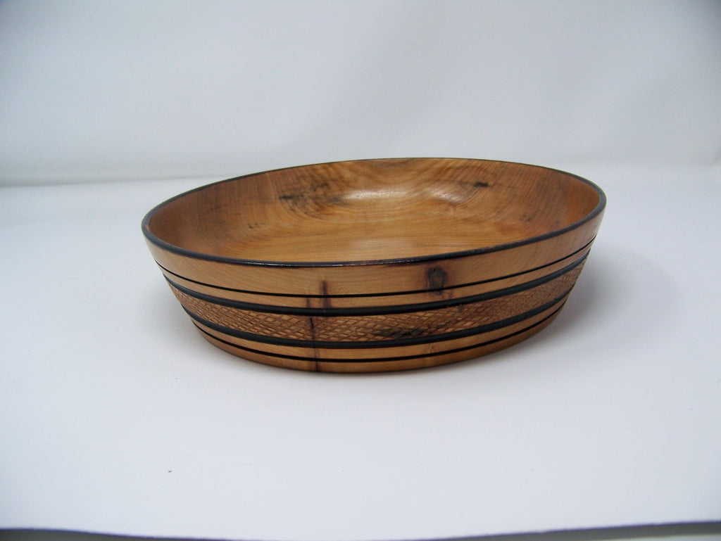 Maple Bowl with decorative edging.