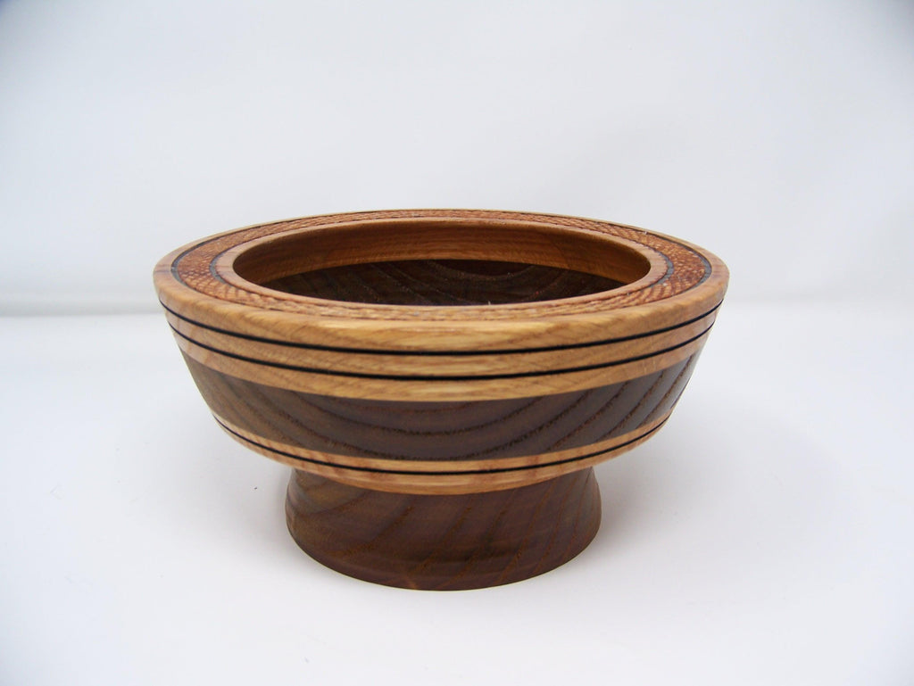 Oak - Walnut - Russian Olive  bowl -  Candy Dish - Lathe Turned -
