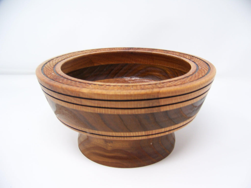 Oak - Walnut - Russian Olive  bowl -  Candy Dish - Lathe Turned -
