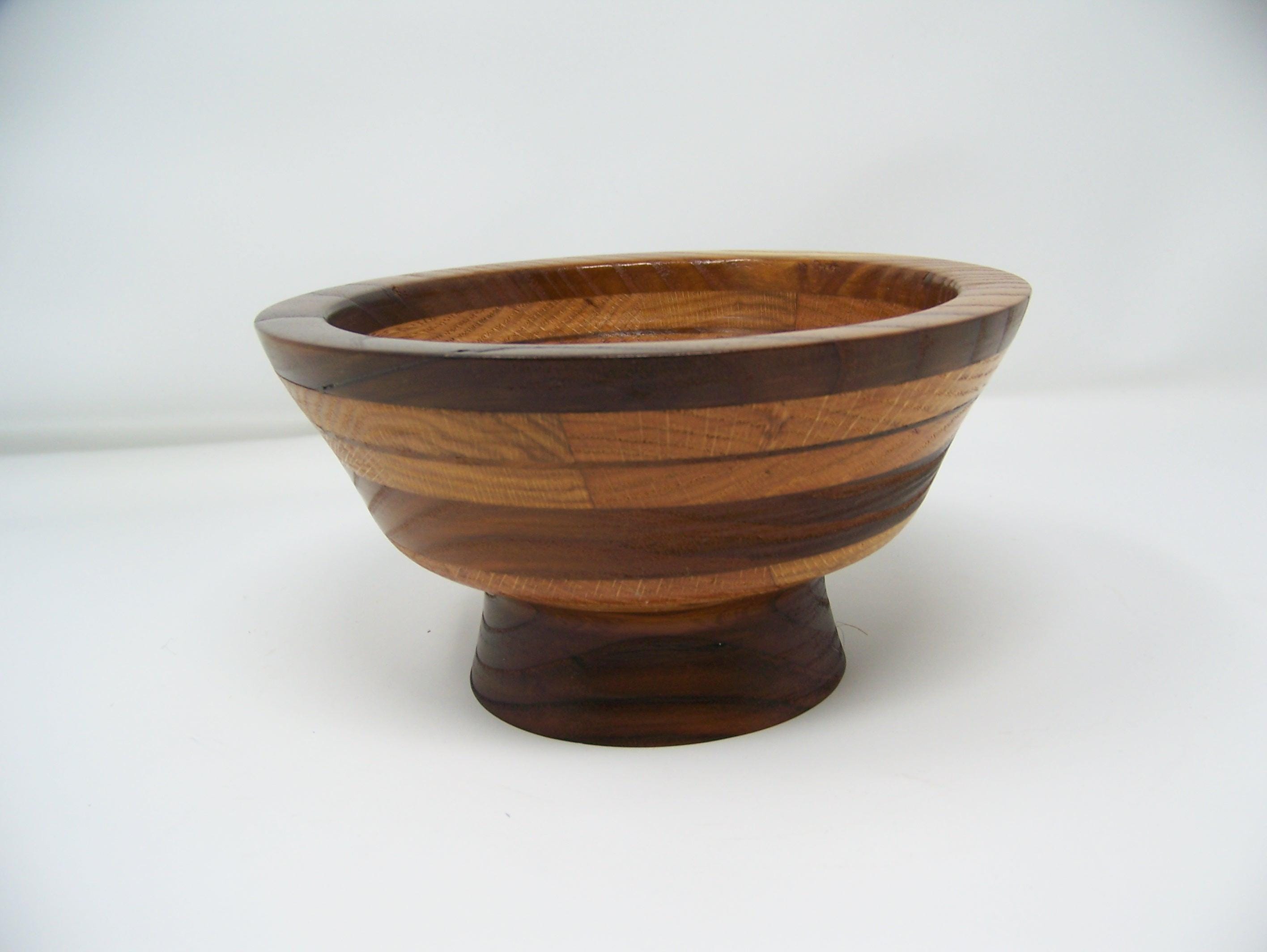 Oak - Russian Olive - Black Walnut - Bowl - Candy Dish - Lathe Turned