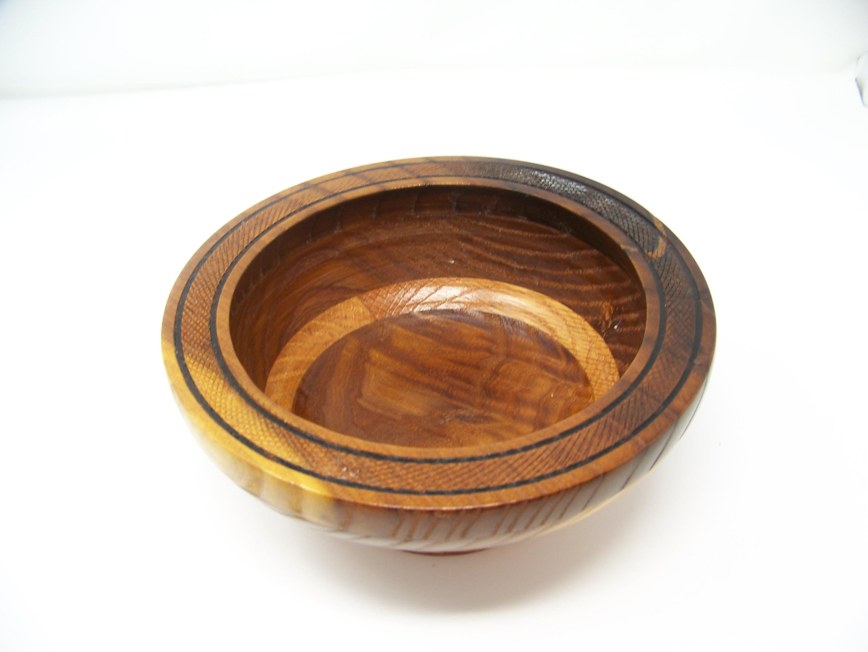 Black Walnut, Oak and Russian Olive Bowl - Candy Dish