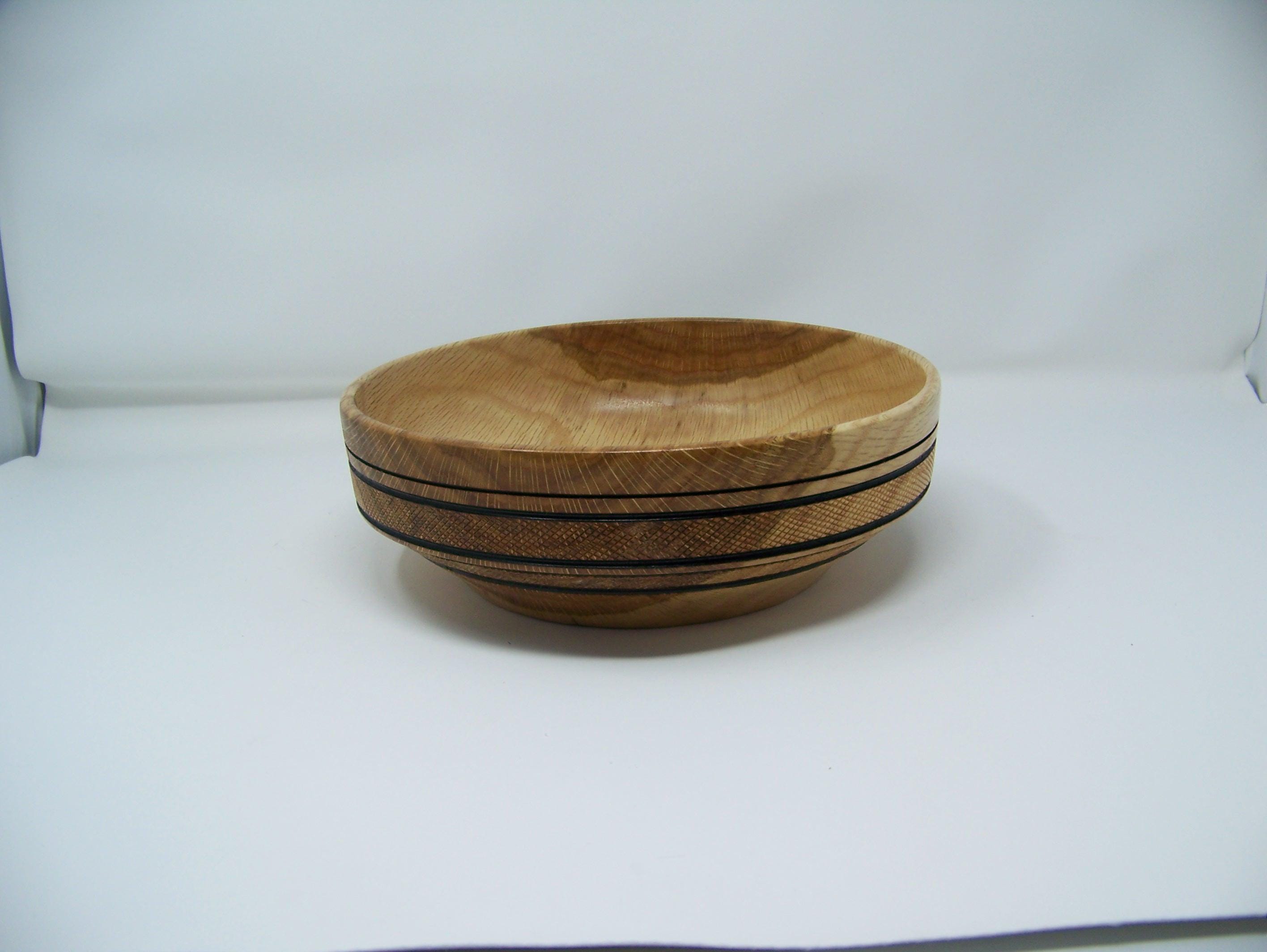 Oak Bowl - Lathe Turned - Beautiful wood