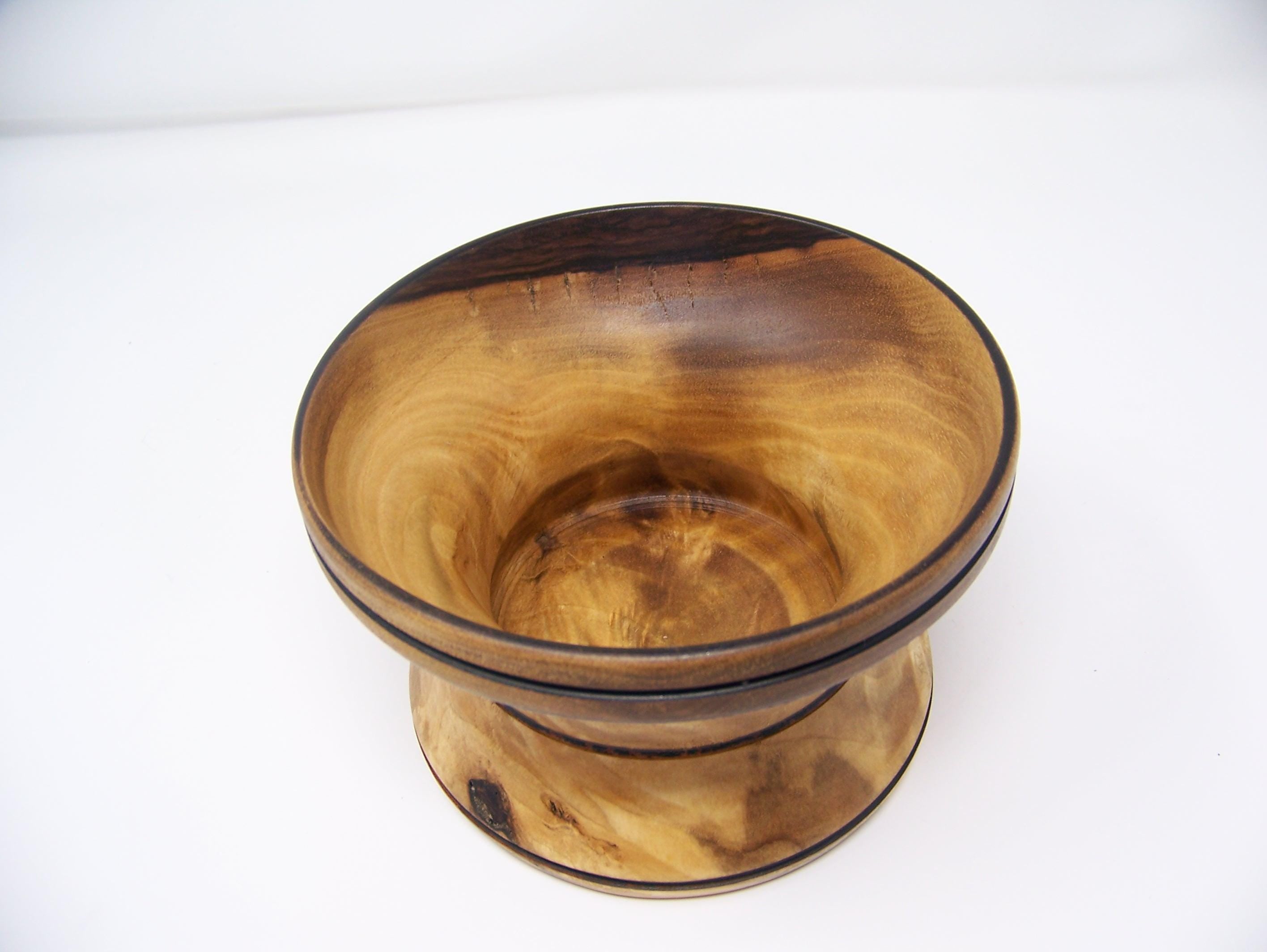 Walnut Bowl w/Detailing - Candy Dish - Lathe Turned